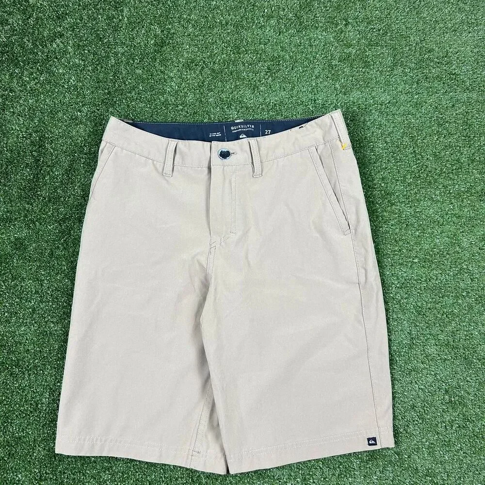 Quiksilver Men's Tan and Cream Shorts